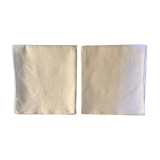 Pair of napkins 57 x 63 white damask