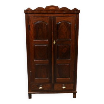 Armoire à épices de Pondichery, en teck et palissandre – 1900
