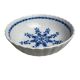 Rambervillers, antique earthenware dish with blue decoration from the 19th century.