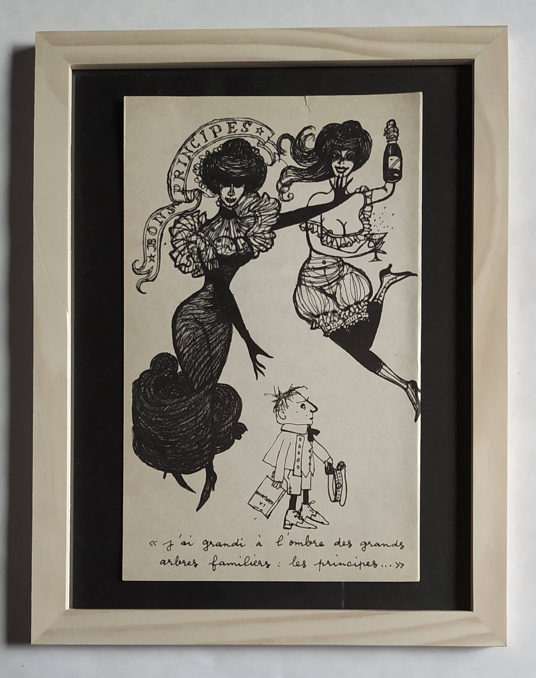 Harmful illustration from 1962 (family series) "the principles"