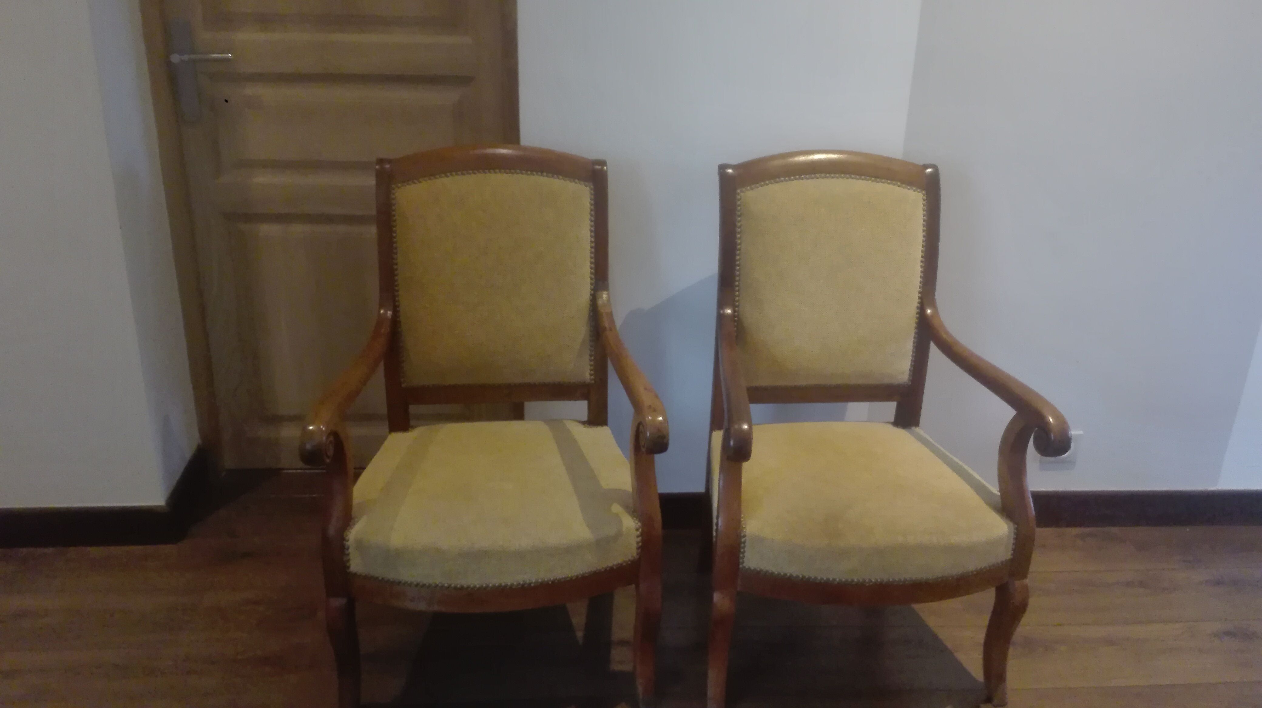 Paire de Fauteuils d'époque Restauration