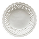 Openwork, woven earthenware plate
