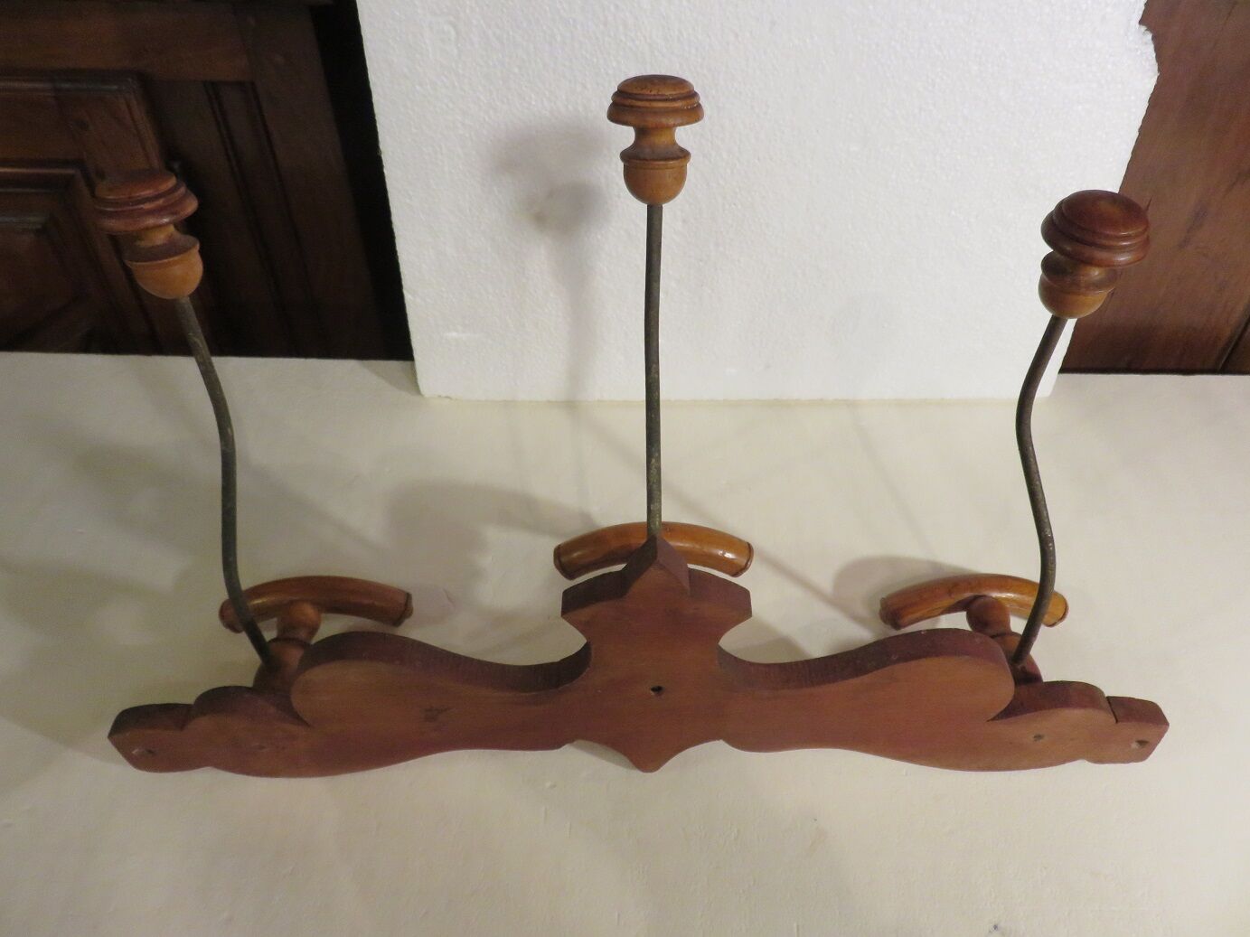 Patère bistrot bois et métal