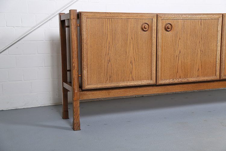 Vintage 60's German oak sideboard