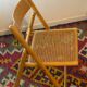 Chaise pliante cannage