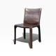 CAB 412 chair by Mario Bellini, Cassina, vintage brown saddle leather.