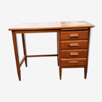 Bureau vintage en bois années 50/60