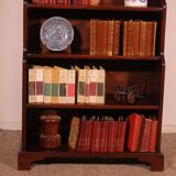 19th Century Mahogany Waterfall Bookcase