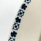 Plates Earth of iron, model "singers" Boch Keramis, 19th brothers