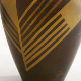 Small art deco copperware vase
