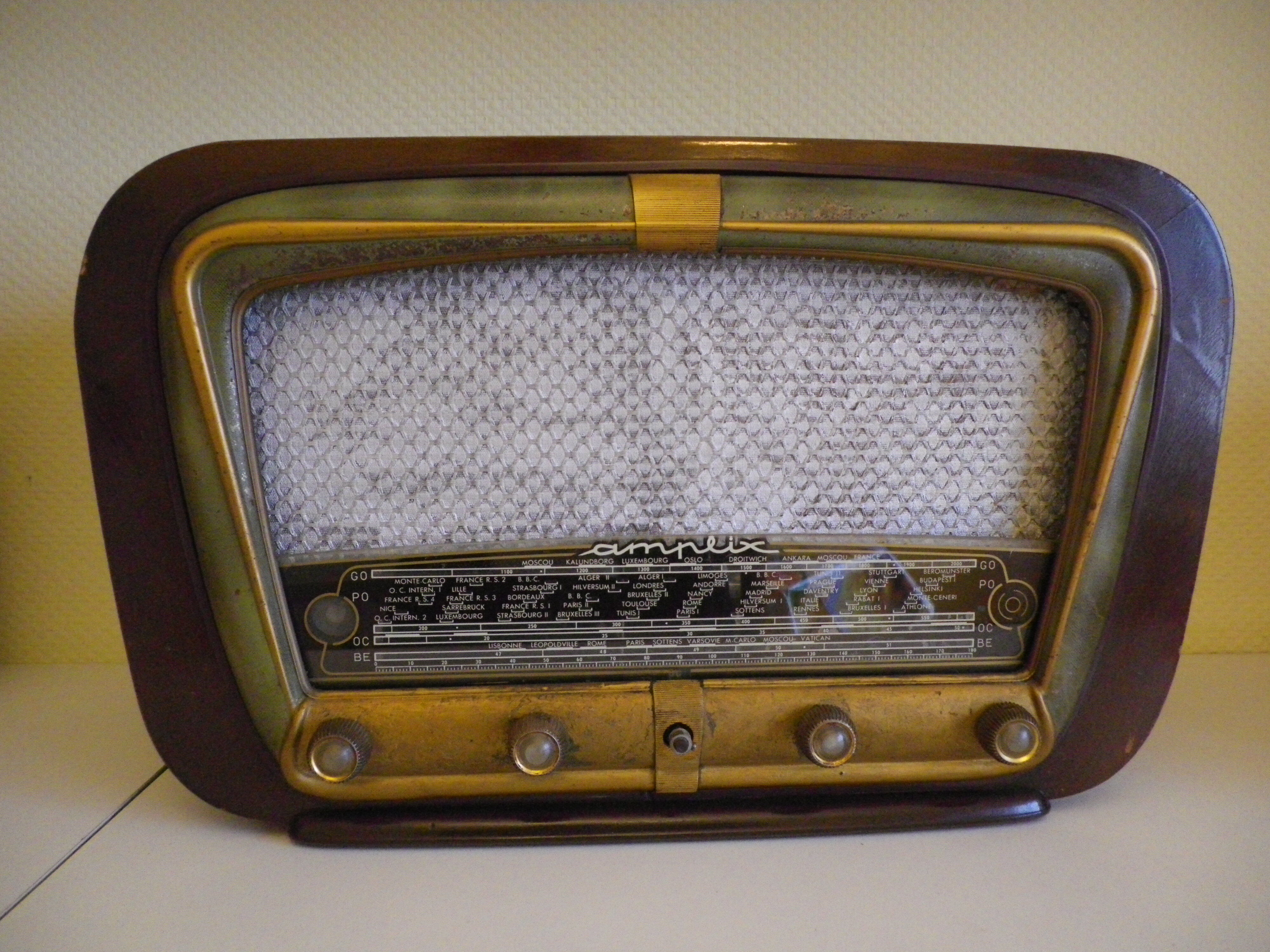 Decoration radio station - Brand Amplix Paris - Fifties