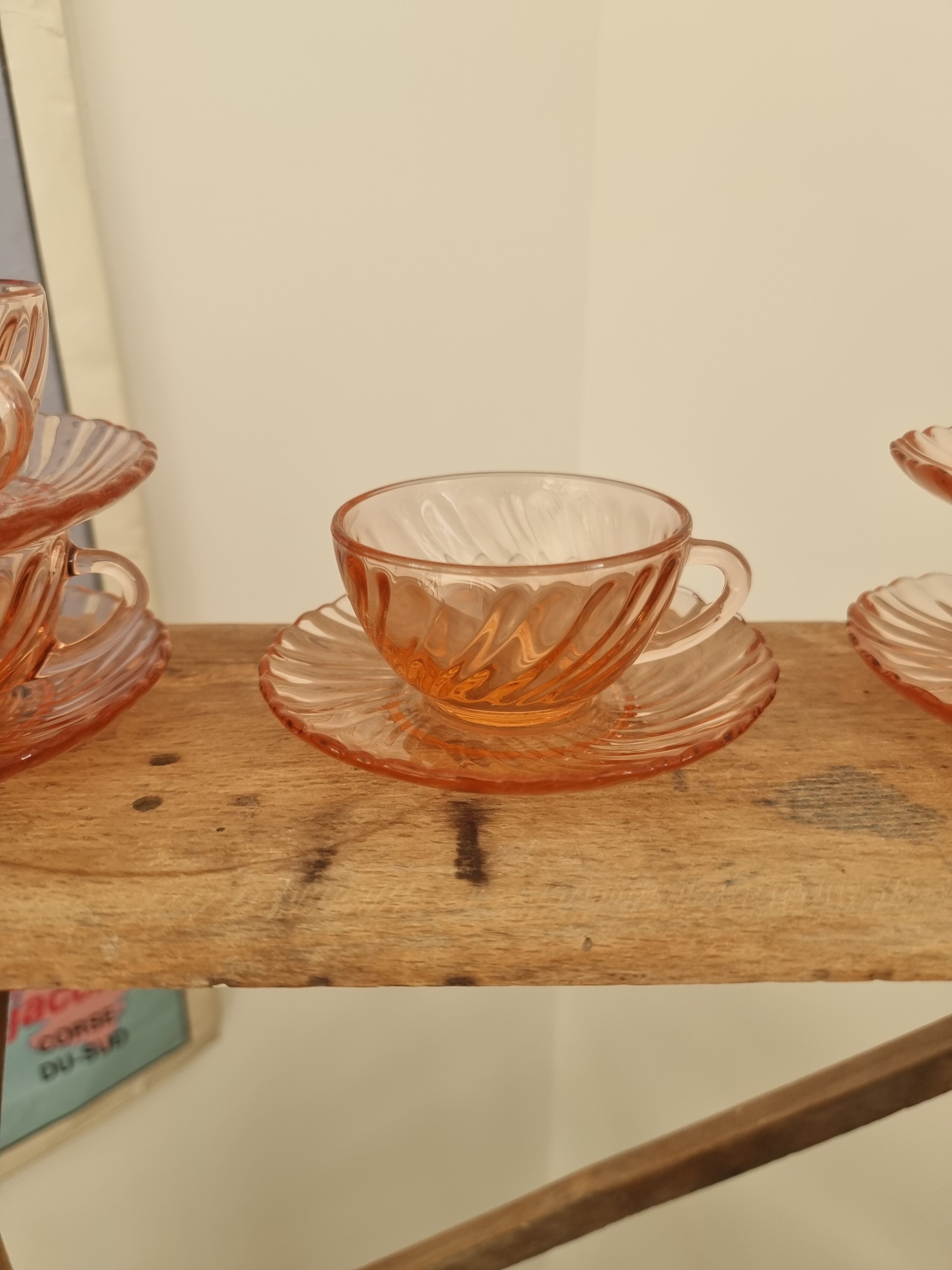 Set of 6 Rosaline coffee cups