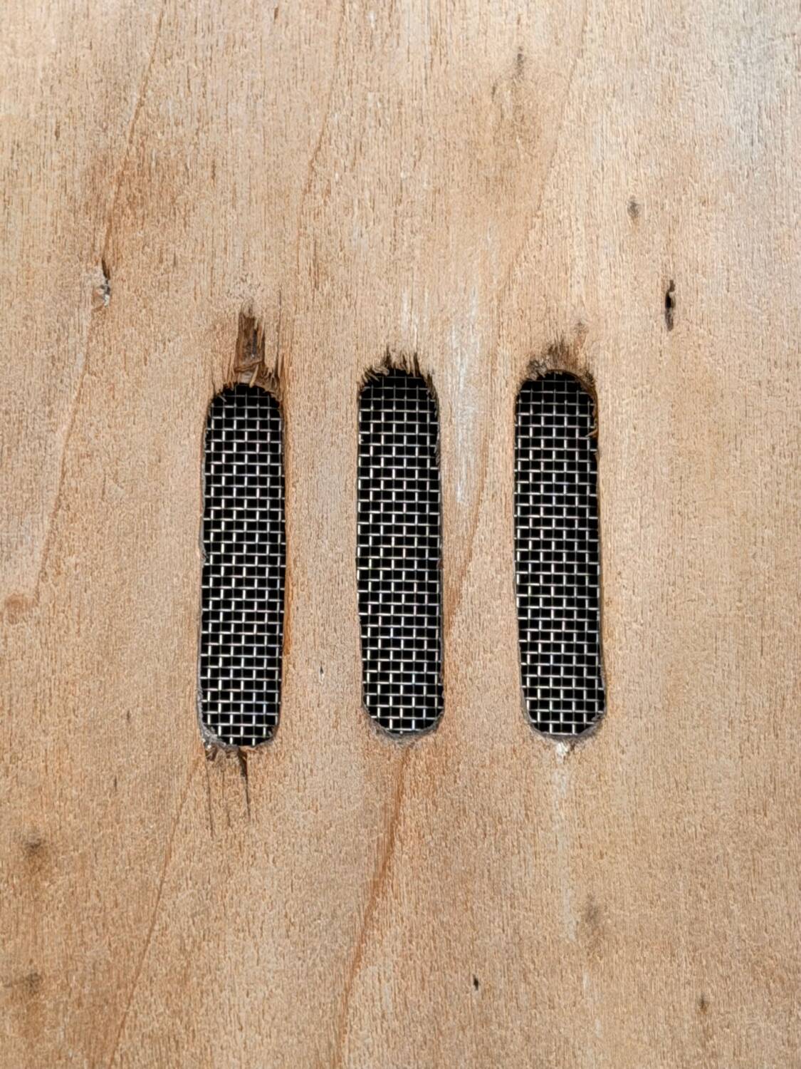 Vintage wooden wardrobe from 1940.