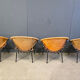 Vintage balloon chairs by Lusch & Co, 1960s - set of 4