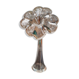 Soliflore vase in blown glass Italian design signed IVV