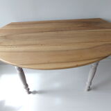 Round wooden table