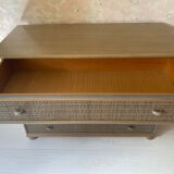 Commode en rotin