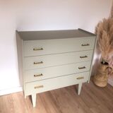 70s chest of drawers with 4 drawers