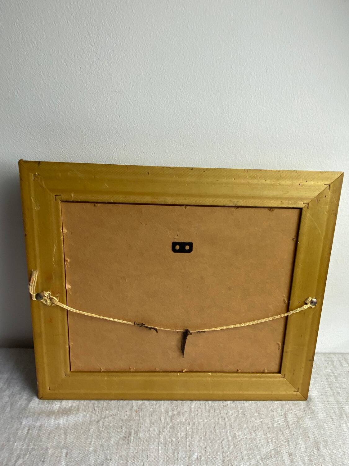 Glazed carved wooden frame