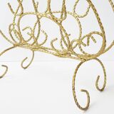 Vintage brass butterfly magazine rack 1950s 1960s 50s 60s