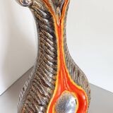 Vintage Fat Lava Ceramic Lamp Base 1960/70 Walter Gerhard