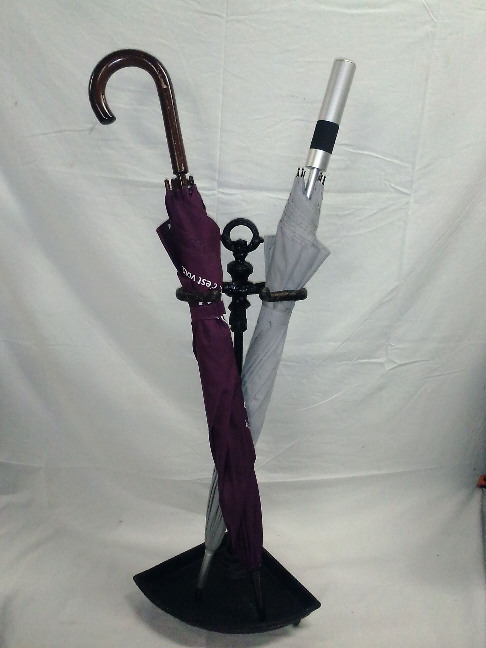 Umbrella holder cane end 19th