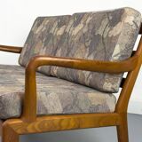 Canapé deux places vintage Senator en teck par L. Olsen, années 1970