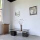 "Rizzo" lacquered and brass coffee-bar table from the 1970s.