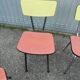 4 chaises formica vintage