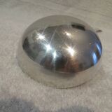 Christofle Rubans Louis XVI silver plated soup ladle, goldsmith, 32.8cm