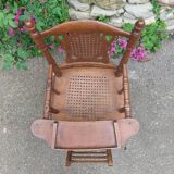 Antique high chair for baby and child