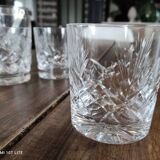 Whisky service 5 pieces in chiseled crystal