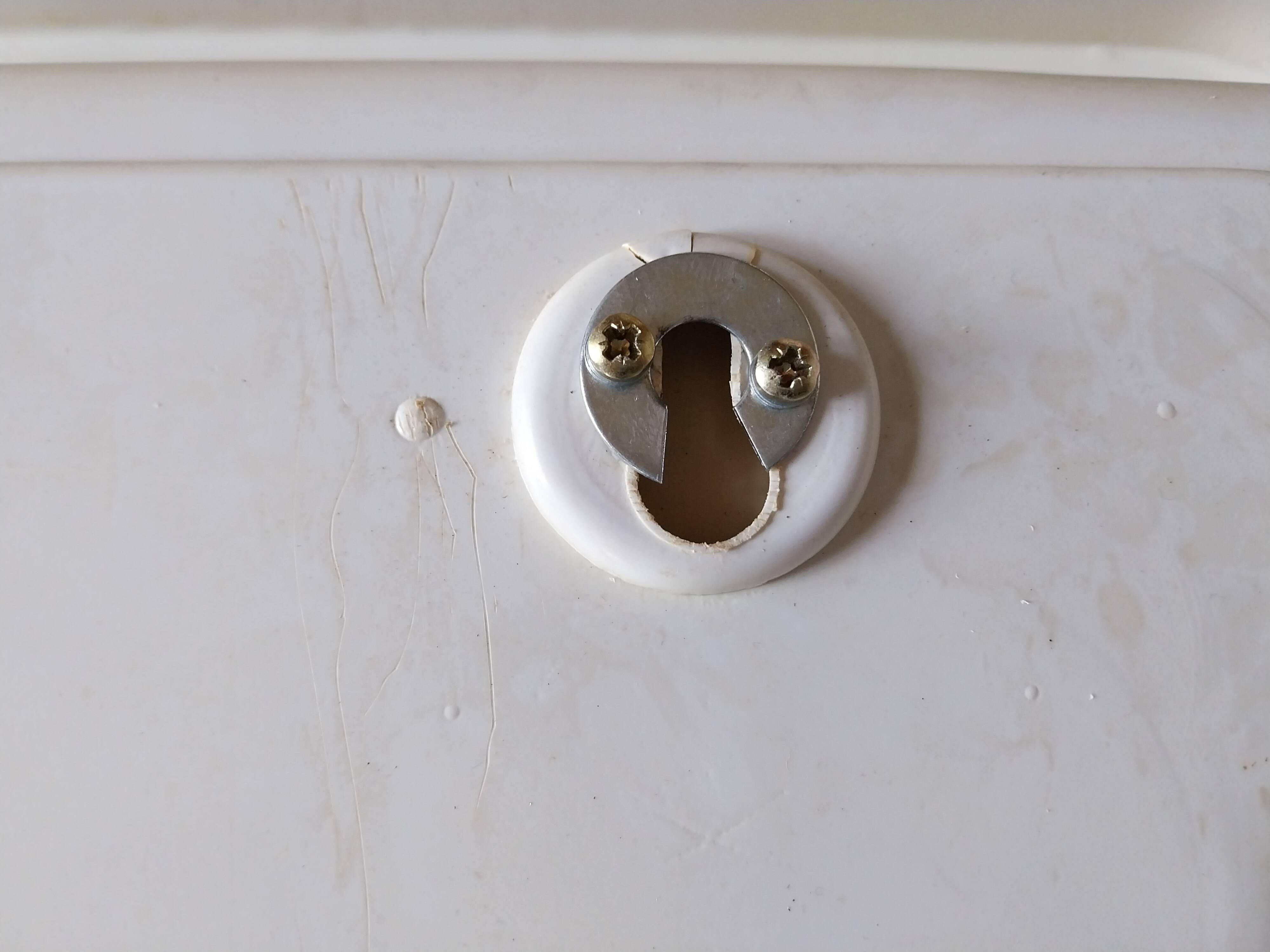 Vintage plastic bathroom mirror from the 70s prisunic style Marc Held