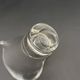 Vintage glass photophore in the shape of a calla lily – a