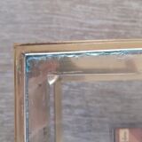Table basse laiton et verre