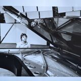 "piano pianist" original anonymous black & white photo