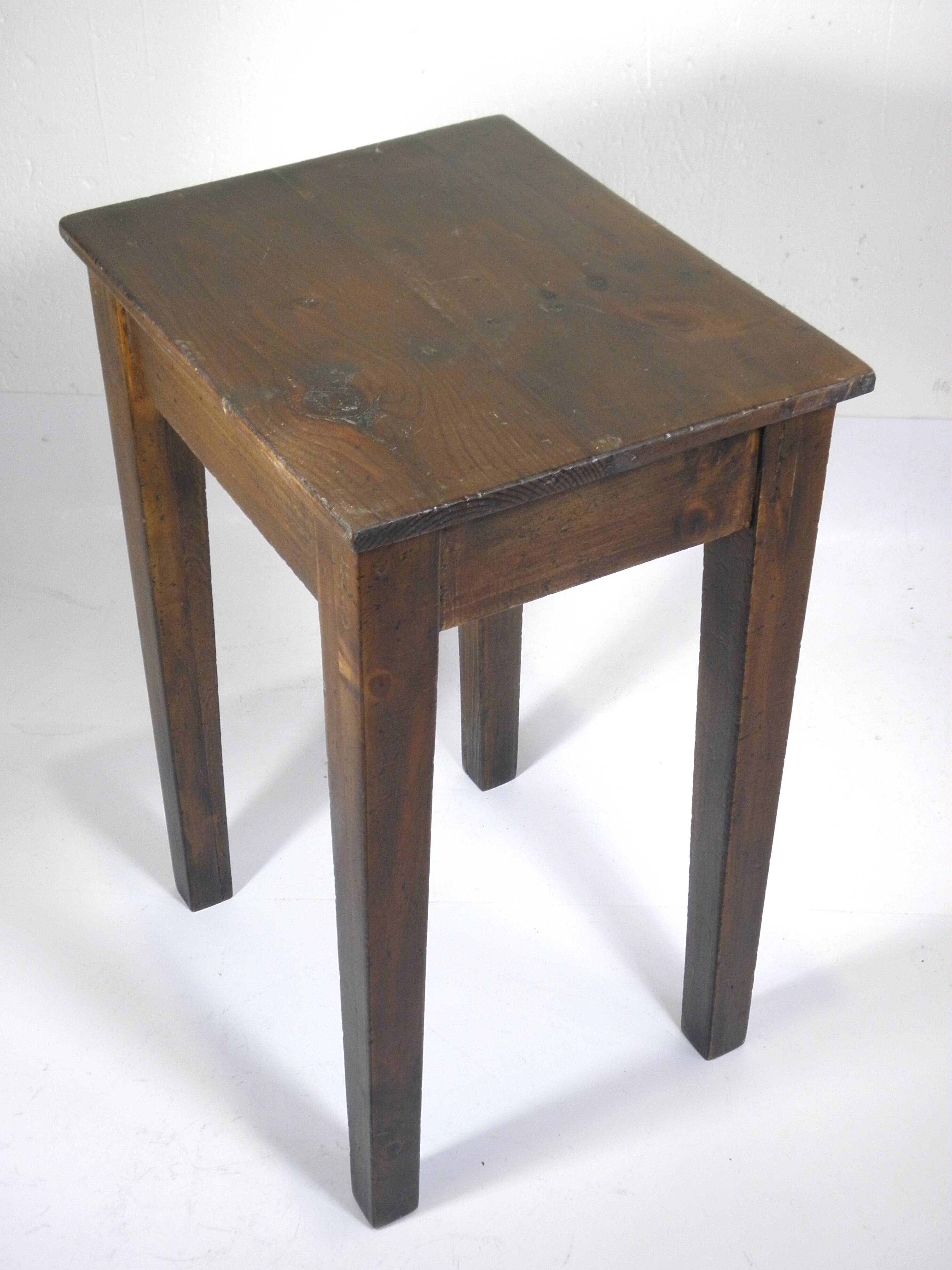 Cherry wood side table