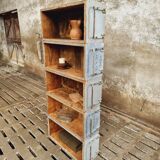 Industrial cabinet bookcase