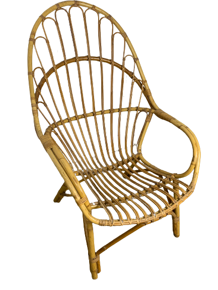 Rattan armchair