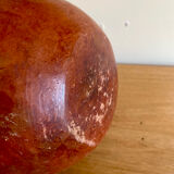 Handmade terracotta sake bottle vase