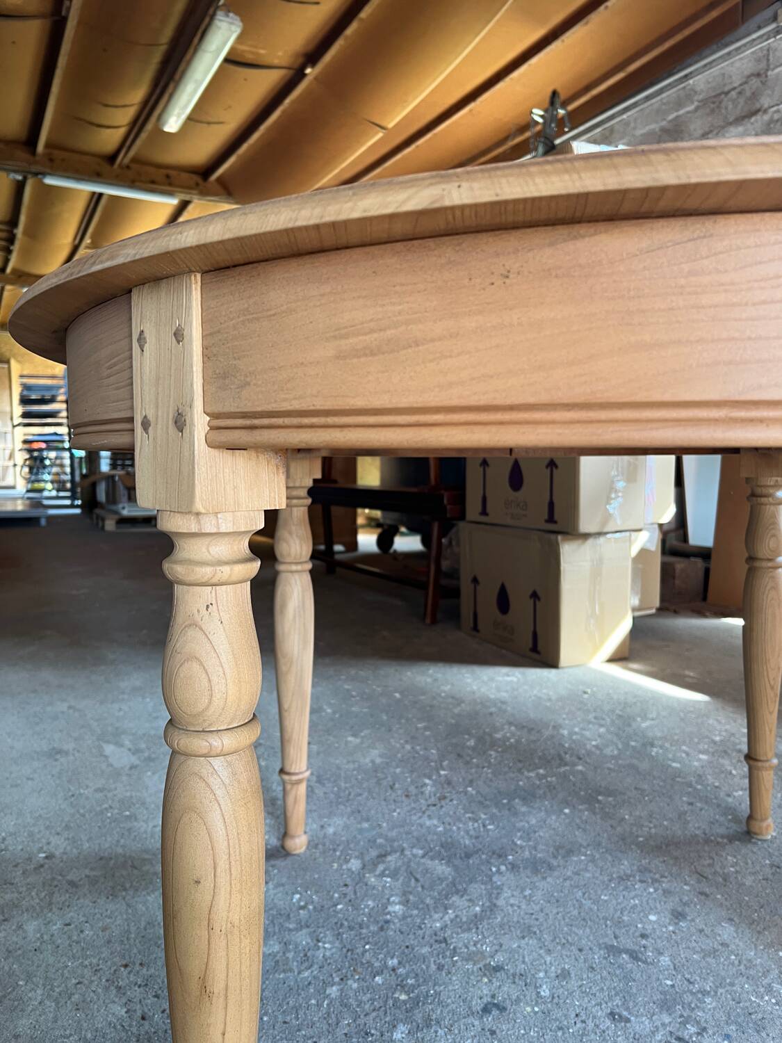 Solid cherry wood table