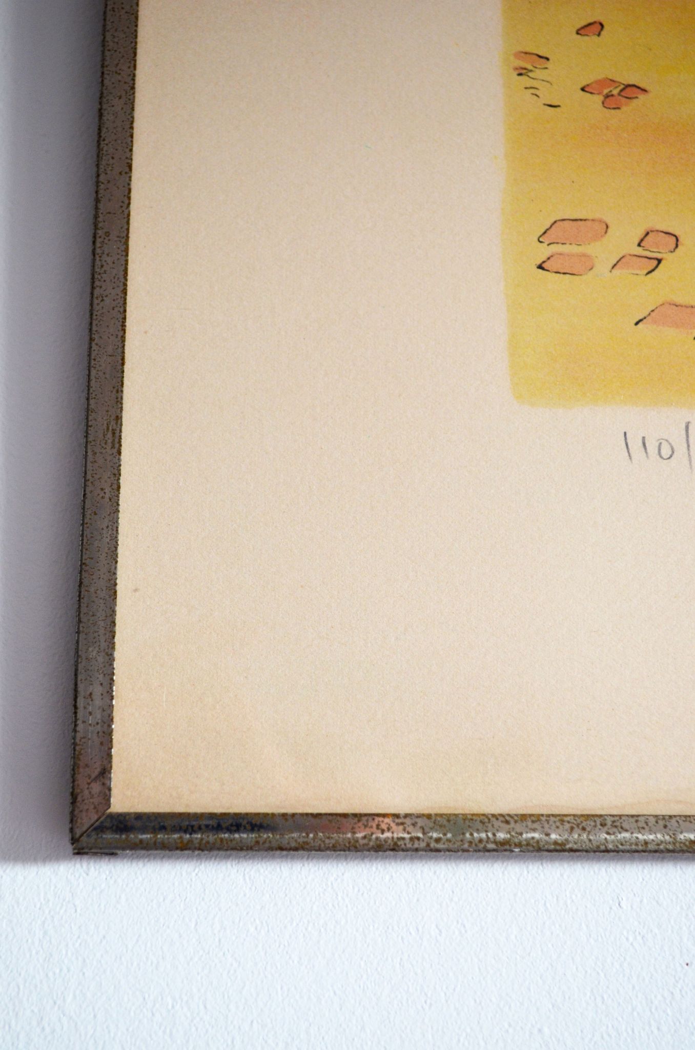 Lithographie signée michel loeb