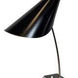 Vintage Black Table Lamp by Josef Hůrka for Napako, 1960s