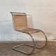 Set of 4 mr10 rattan chairs by mies van der rohe