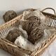 Woven wicker basket