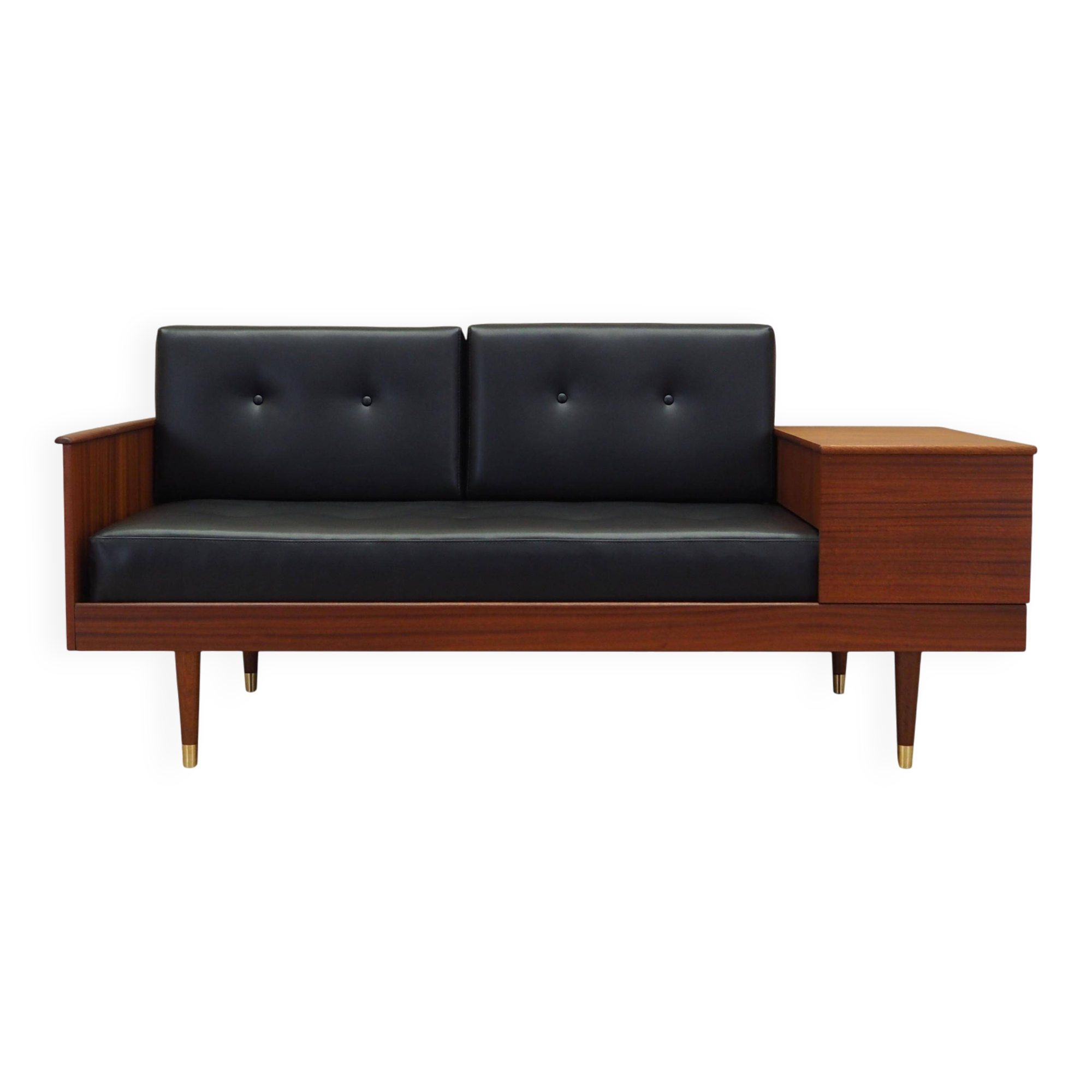 Mahogany sofa, Norwegian design, 1960s, designer: Ingmar Relling