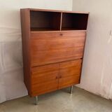 Teak and white Formica secretary, 1950