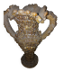 Vintage French shell vase