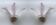 Pair of Classic Italian Murano Glass Leafs Wall Sconces, 1960s