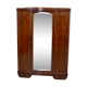 Wardrobe, walnut and mahogany, art deco - 1930 / 1940
